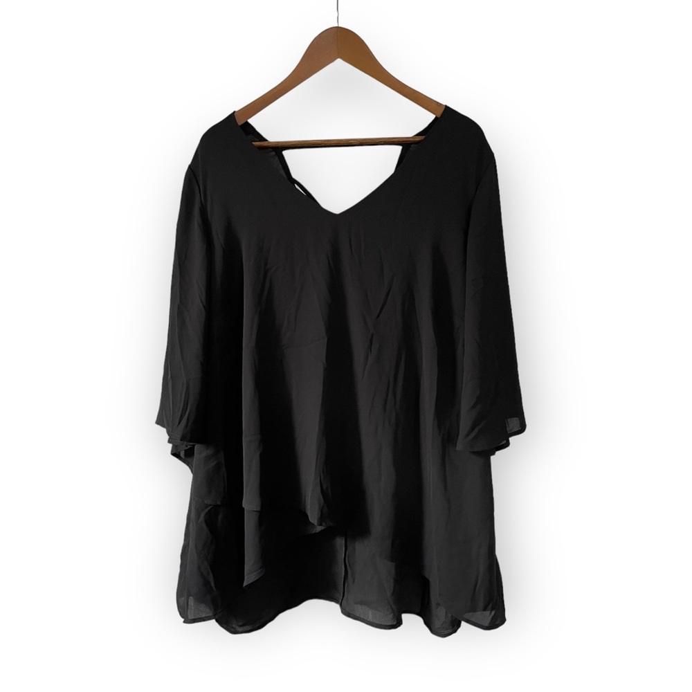 NWT Tahari Woman black blouse